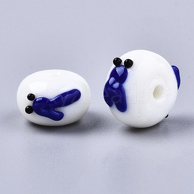 Handmade Bumpy Lampwork Beads LS-LAMP-S194-004A-1
