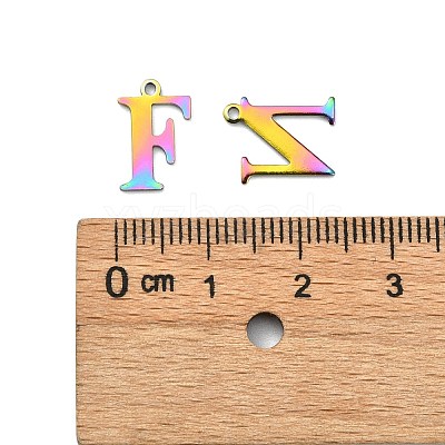 Ion Plating(IP) 304 Stainless Steel Charms STAS-H112-M-1