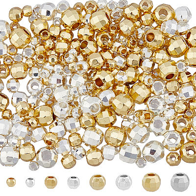 200Pcs 8 Styles Alloy Spacer Beads FIND-HY0003-19-1