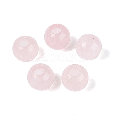 Natural Rose Quartz European Beads G-Q602-09A-07-1