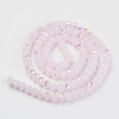 Electroplate Glass Beads Strands LS-EGLA-A034-J8mm-L05-1