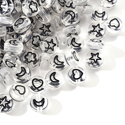 Transparent Acrylic Beads TACR-YW0001-12B-1