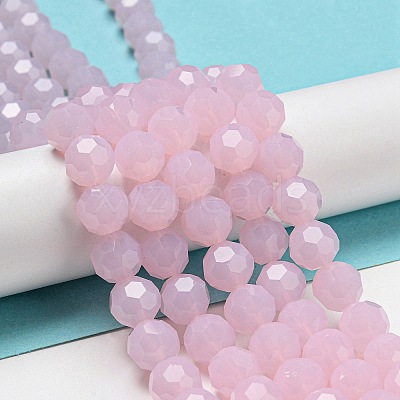 Imitation Jade Glass Beads Stands EGLA-A035-J10mm-D02-1