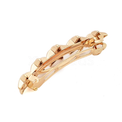 Alloy Hair Barrettes OHAR-H010-01G-KCG-1