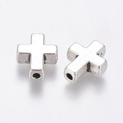 Tibetan Style Alloy Beads X-TIBEB-A134914-AS-LF-1