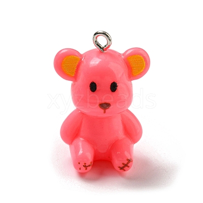 10Pcs Opaque Resin Pendants RESI-H160-01P-01-1