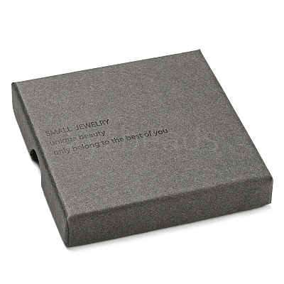 Square Cardboard Paper Jewelry Box CON-D014-02C-04-1