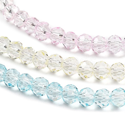 Transparent Painted Glass Beads Strands DGLA-A034-T3mm-A21-1