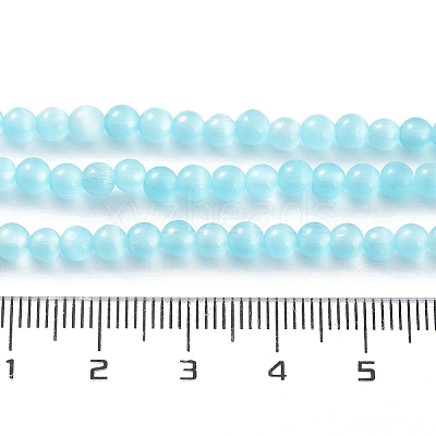 Cat Eye Beads Strands CE-F022-4mm-12-1