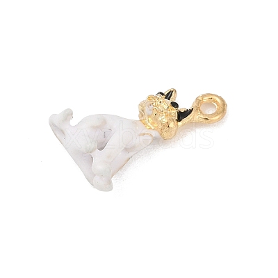 Alloy Enamel Pendants PALLOY-R160-01G-02-1