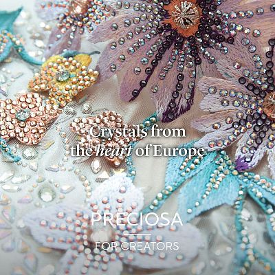 Preciosa® Crystal Hotfix Flatback Stones Y-PRC-HSS12-90040-1