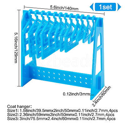 Acrylic Earring Display Stands EDIS-WH0021-59C-1