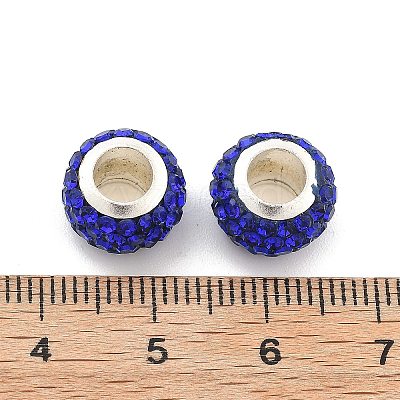 Rondelle Polymer Clay European Beads FIND-U001-01L-1