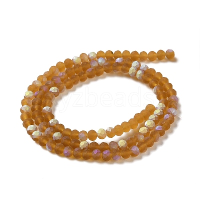 Transparent Glass Beads Strands X1-EGLA-A034-T4mm-MB02-1
