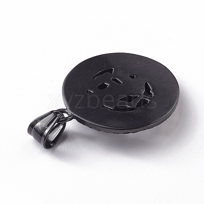 304 Stainless Steel Big Pendants STAS-L240-002A-1