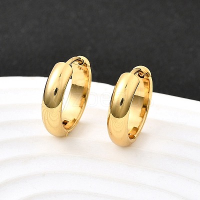 304 Stainless Steel Hoop Earrings EJEW-Z123-01B-G-1