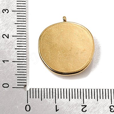 304 Stainless Steel Rhinestone Pendants RB-CBA9060-04G-1