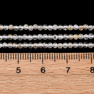 Natural White Topaz Beads Strands G-RM241221-A9-1