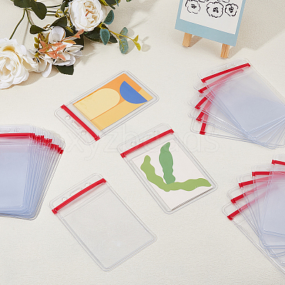 Waterproof PVC Resealable Bags ABAG-WH0035-062-1
