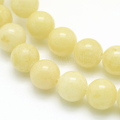 Natural Mashan Jade Round Beads Strands X-G-D263-4mm-XS06-1