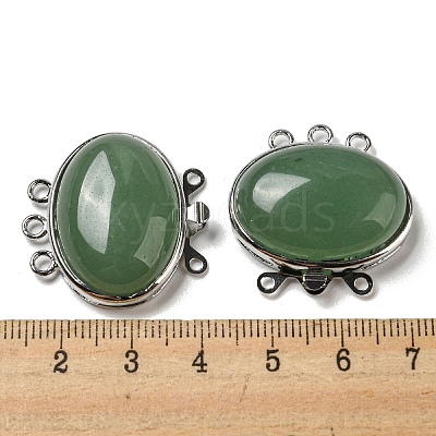 Aventurine Box Clasp G-C104-02C-P-1