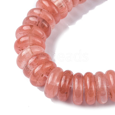 Cherry Quartz Glass Beads Strands G-F743-06G-1