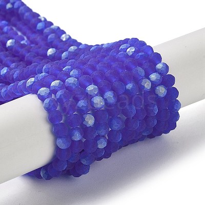 Transparent Glass Beads Strands EGLA-A034-T4mm-MB31-1