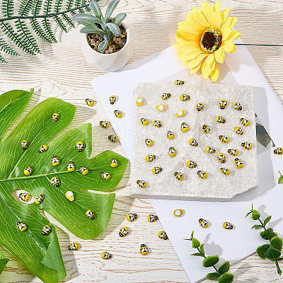 60Pcs Self-adhesion Maple Wood Cabochons WOOD-CP0001-21A-1
