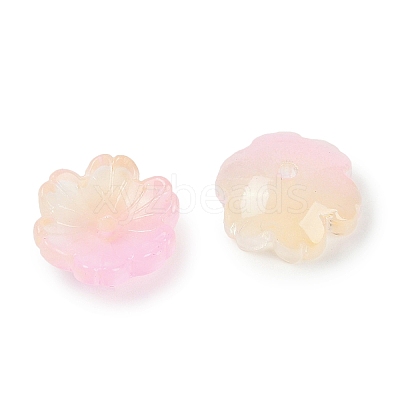 Transparent Spray Paint Glass Beads X1-GLAA-H035-04C-1