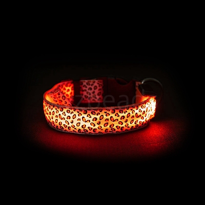 Adjustable Polyester LED Dog Collar MP-H001-A15-1
