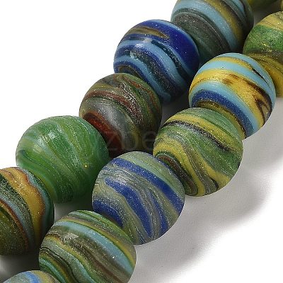 Handmade Lampwork Beads Strands LAMP-C016-03D-02-1