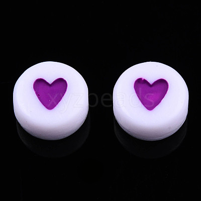 Opaque Acrylic Beads MACR-N008-57D-1