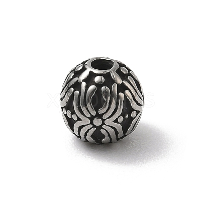 304 Stainless Steel Beads STAS-H238-08C-AS-1