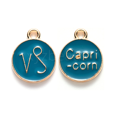 Alloy Enamel Pendants ENAM-S124-01B-05E-1