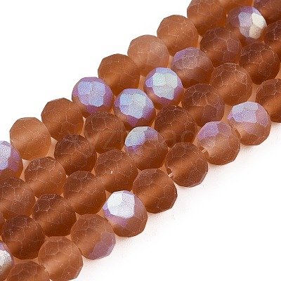 Transparent Glass Beads Strands EGLA-A044-T6mm-MB04-1
