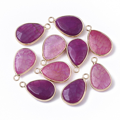 Natural Agate Pendants X-G-S359-013-1