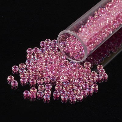 FGB 8/0 Grade A Round Glass Seed Beads SEED-N002-E-304-1