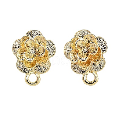 Alloy Stud Earring Findings LS-PALLOY-I224-05G-1
