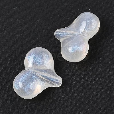 Transparent Acrylic Beads TACR-F009-03-1