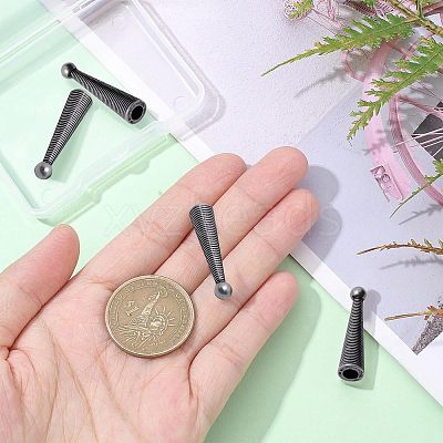 4Pcs Zinc Alloy Cord Ends FIND-CA0003-94-1