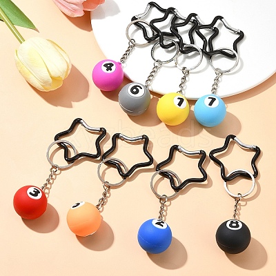 PVC Keychain HJEW-YW00041-01-1