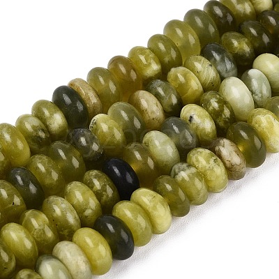Natural Xiuyan Jade Beads Strands G-N367-02A-06-1