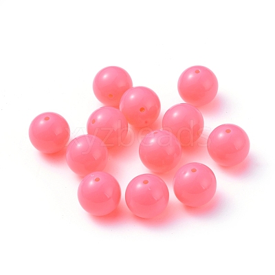 Fluorescence Chunky Acrylic Beads MACR-R517-20mm-04-1
