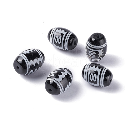 Tibetan Style dZi Beads TDZI-Z001-10-1