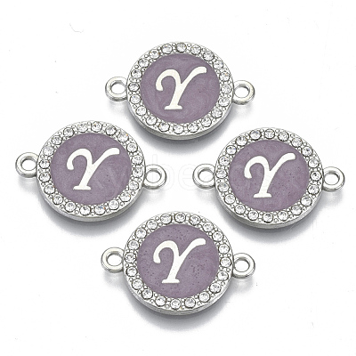 Alloy Enamel Links Connectors ENAM-TAC0003-01S-01Y-1