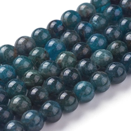 Natural Apatite Beads Strands G-F627-07-C-1
