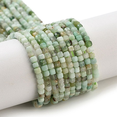 Natural Chrysoprase Beads Strands G-G140-C07-02A-1