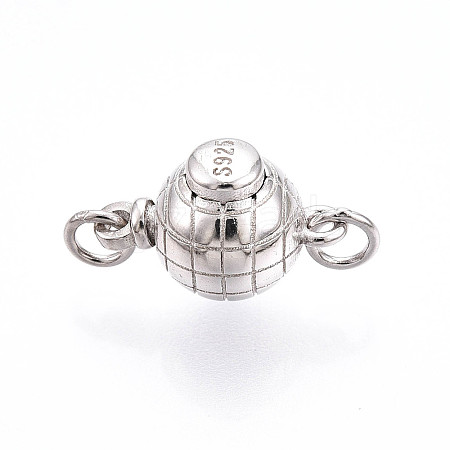 925 Sterling Silver Box Clasps STER-T007-138P-1