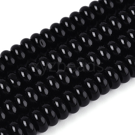 Opaque Spray Painted Glass Beads GLAA-ZX008-6mm-18F-1