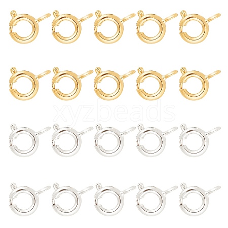 ARRICRAFT Brass Spring Ring Clasps KK-AR0001-04-1